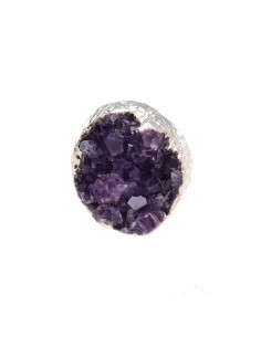 Anello Drusa di Ametista in...