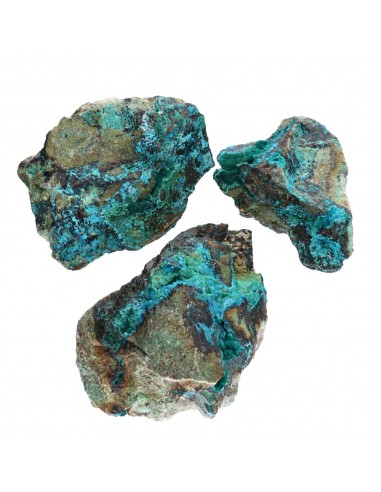 Chrysocolle brute de grande taille