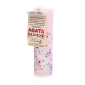 Bougie rituelle du bonheur avec agate
