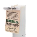 Candela Artigianale con Smeraldo - Prosperità