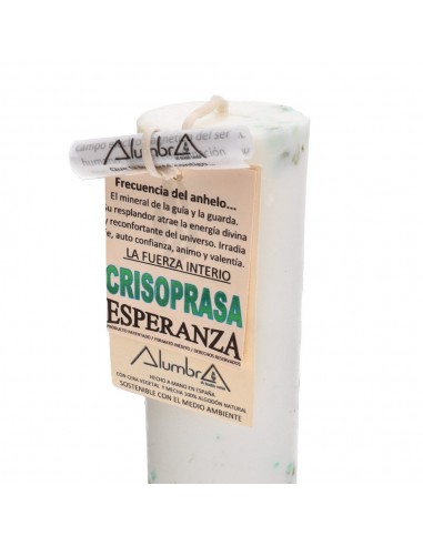 Vela Artigianale con Crisoprasio -...