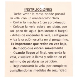 Vela Artesanal con Calcita Dorada - Abundancia