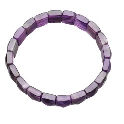 Bracciale in Amatista Faccettata