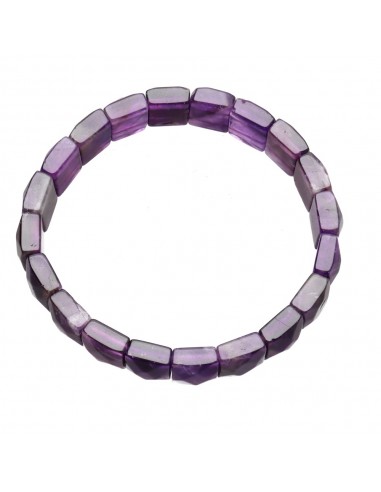 Bracciale di ametista sfaccettata