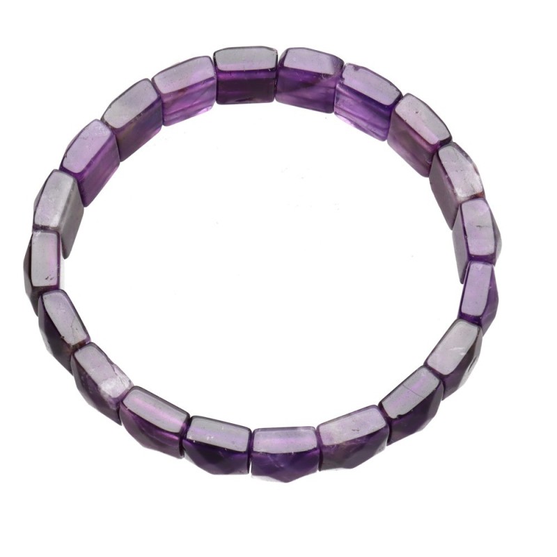 Bracciale in Amatista Faccettata