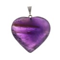 Amethyst Heart Pendant Extra