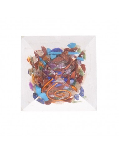 Piramide in Orgonite di Miscela di...