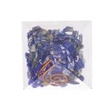 Pyramide de Lapis Lazuli en résine avec spirale 3x3cm /____3cm