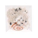 Pyramide de pierre de lune en résine avec spirale 3 x 3 cm /_\