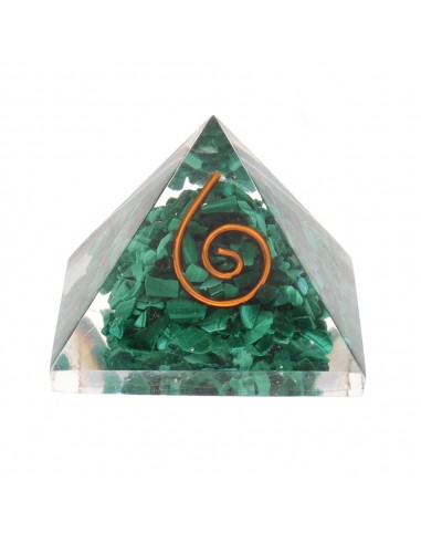 Piramide di Malachite Orgonite in...