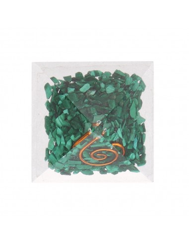 Piramide di Malachite Orgonite in...