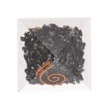 Pyramide en résine de shungite avec spirale 3 x 3 cm /_\