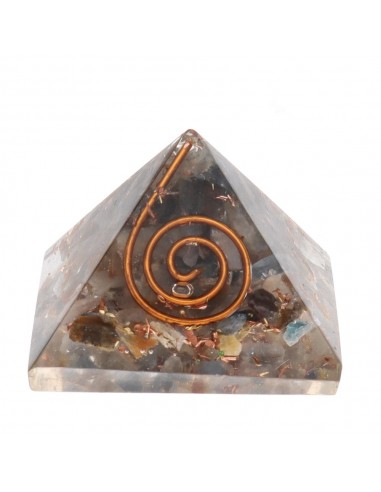 Piramide in Orgonite di Cianite Blu...