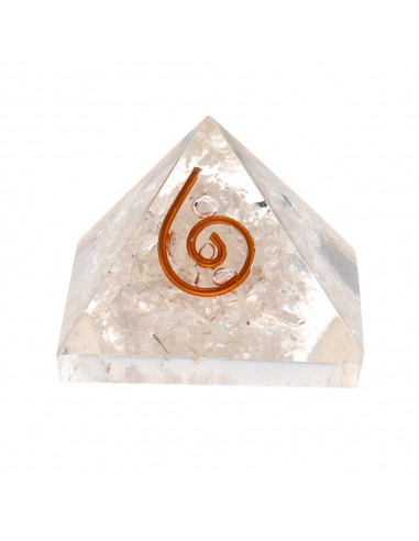 Piramide Orgonite di Quarzo Bianco...