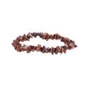 Bracelet Petits éclats d'obsidienne Acajou/ Acajou/