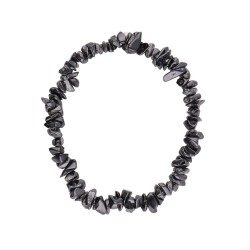 Bracciale Chip Piccolo di Tormalina Nera