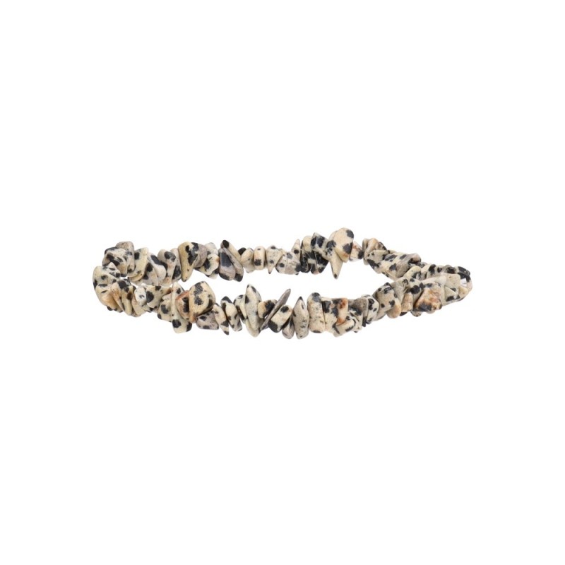 Bracciale Chip Piccolo in Diaspro Dalmata/