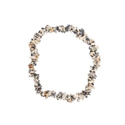 Bracciale Chip Piccolo in Diaspro Dalmata