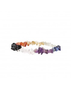 Small 7 Chakra Chip Bracelet