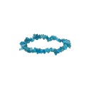 Petit bracelet d'apatite en forme de puce/