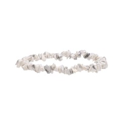 Bracciale Chip Piccolo di Howlite/