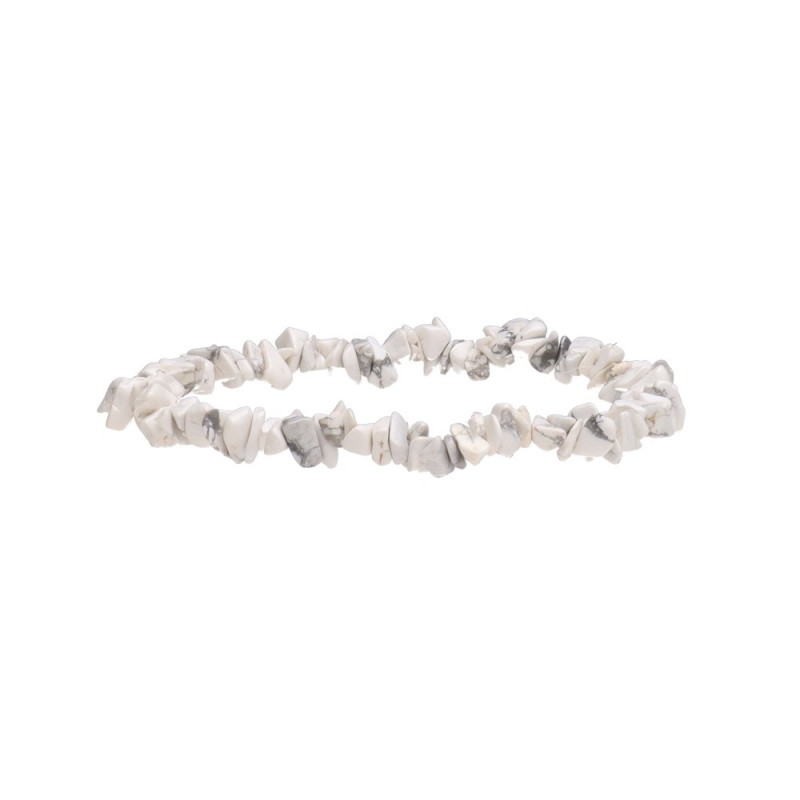 Bracciale Chip Piccolo di Howlite/
