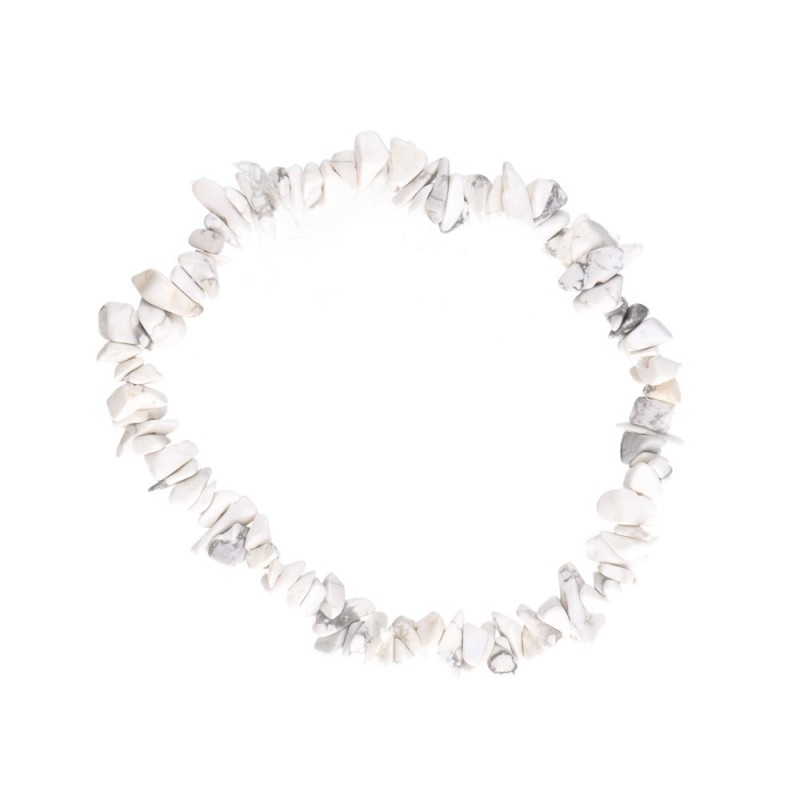 Bracciale Chip Piccolo di Howlite/