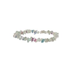 Bracciale Chip Piccolo di Fluorite Verde/
