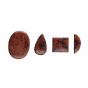 Cabochon di Obsidiana Mogano ()