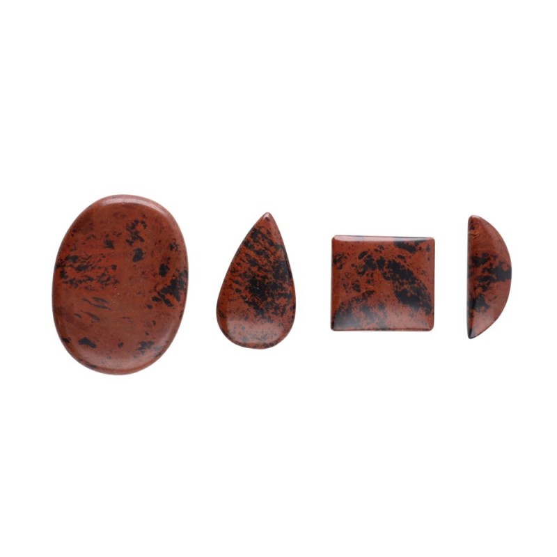 Cabochon di Obsidiana Mogano ()