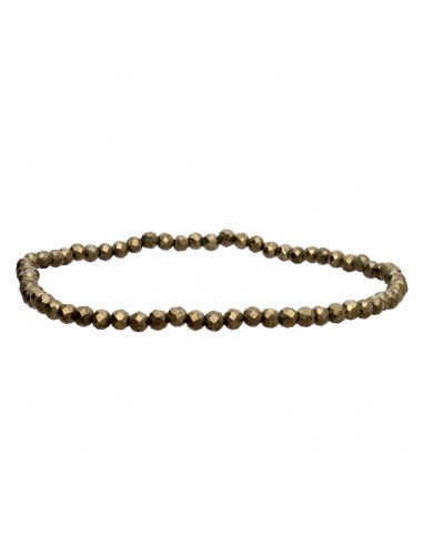 Bracciale a faccettato di pirite 3mm
