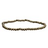 Bracelet de pyrite à facettes 3mm