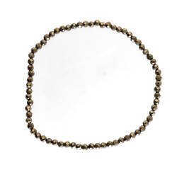 Bracciale Facettato in Pirite 3mm