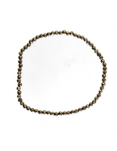 Bracciale a faccettato di pirite 3mm