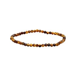 Bracciale Occhio di Tigre Faccettato 3mm: Protezione ed Eleganza