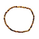 3mm Faceted Tiger Eye Bracelet: Protection and Elegance