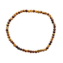 Bracciale Faccettato in Occhio di Tigre 3mm
