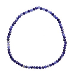 Bracciale Facetato in Sodalite 3mm