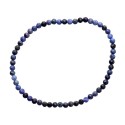 Bracelet de Dumorterite 3mm : Equilibre naturel et protection