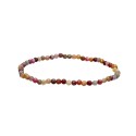 Multicolor Faceted Sapphire Bracelet 3mm | Natural and Elegant Jewelry
