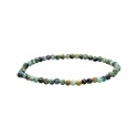 African Turquoise Bracelet 3mm, faceted and elegant