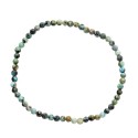Pulsera Turquesa Africana 3mm, facetada y elegante