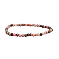 Bracciale Faccettato in Rodonite 3mm
