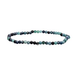 Bracciale di Tormalina Blu Faccettata 3mm: Eleganza ed Energia