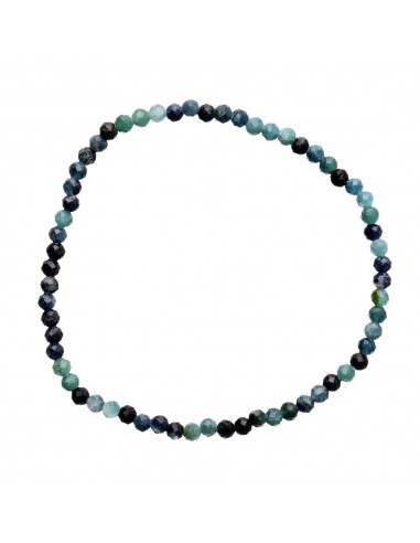 Pulsera Facetada de Turmalina Azul 3mm