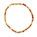 3mm Faceted Fire Opal Bracelet | Elegant and Unique Jewelry