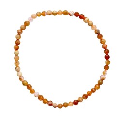 Bracciale Facettato in Opale di Fuoco 3mm