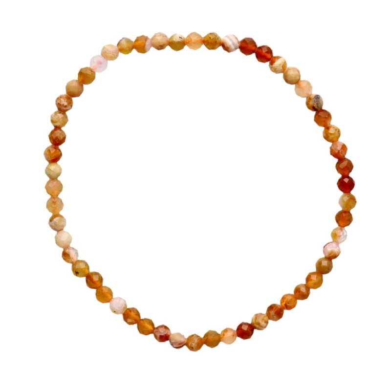 Bracciale Opale di Fuoco 3mm Faccettato | Gioielleria Elegante e Unica
