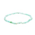 Pulsera Crisoprasa Facetada 3mm | Joyería Natural y Elegante