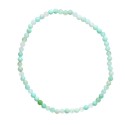 Bracelet de chrysoprase à facettes 3mm | Bijoux naturels et élégants